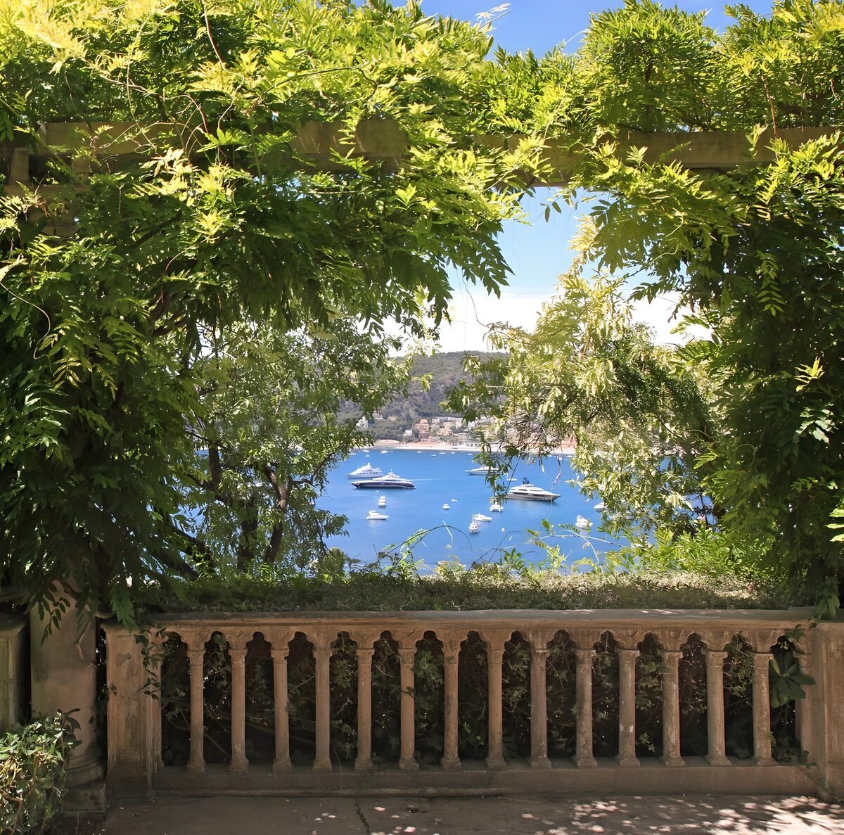 OCUK34385: View from a beautiful balcony to the sea