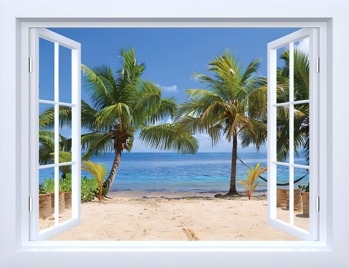 OCUK43698: Ocean View from a Bright Window