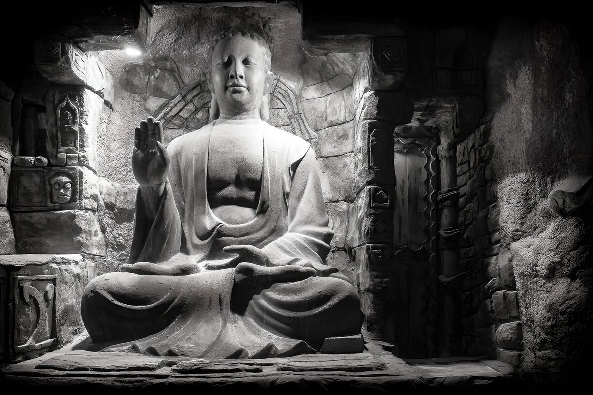 Serene Buddha in Stone