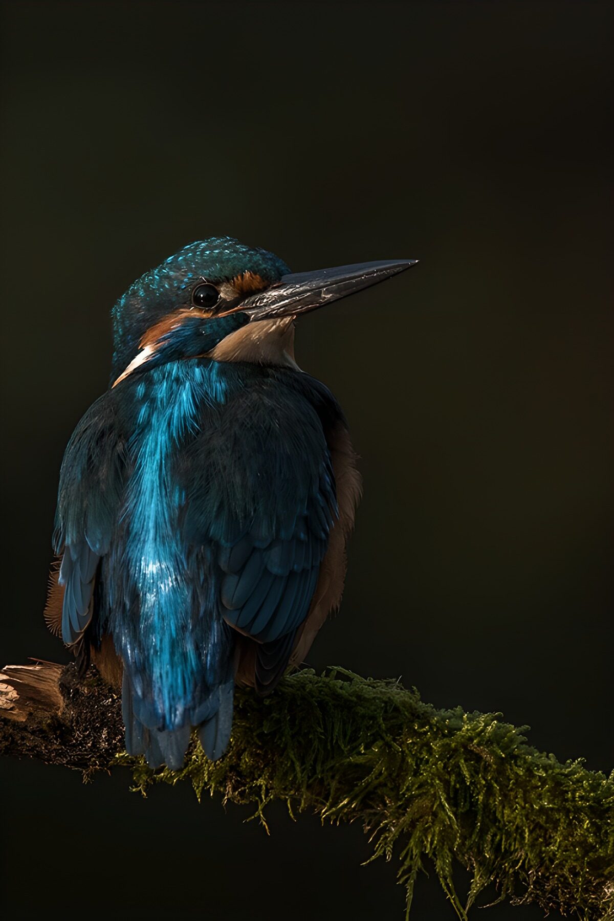 OCUK30401: Vibrant Kingfisher Perched in Nature