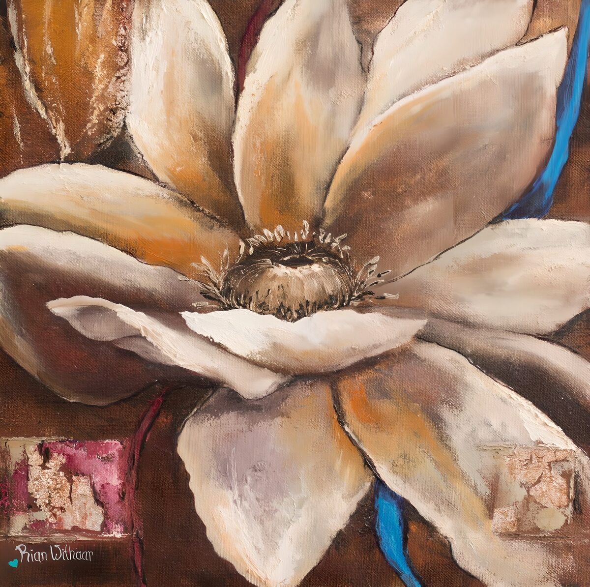 OCUK97643: Elegant Blossom in Warm Hues