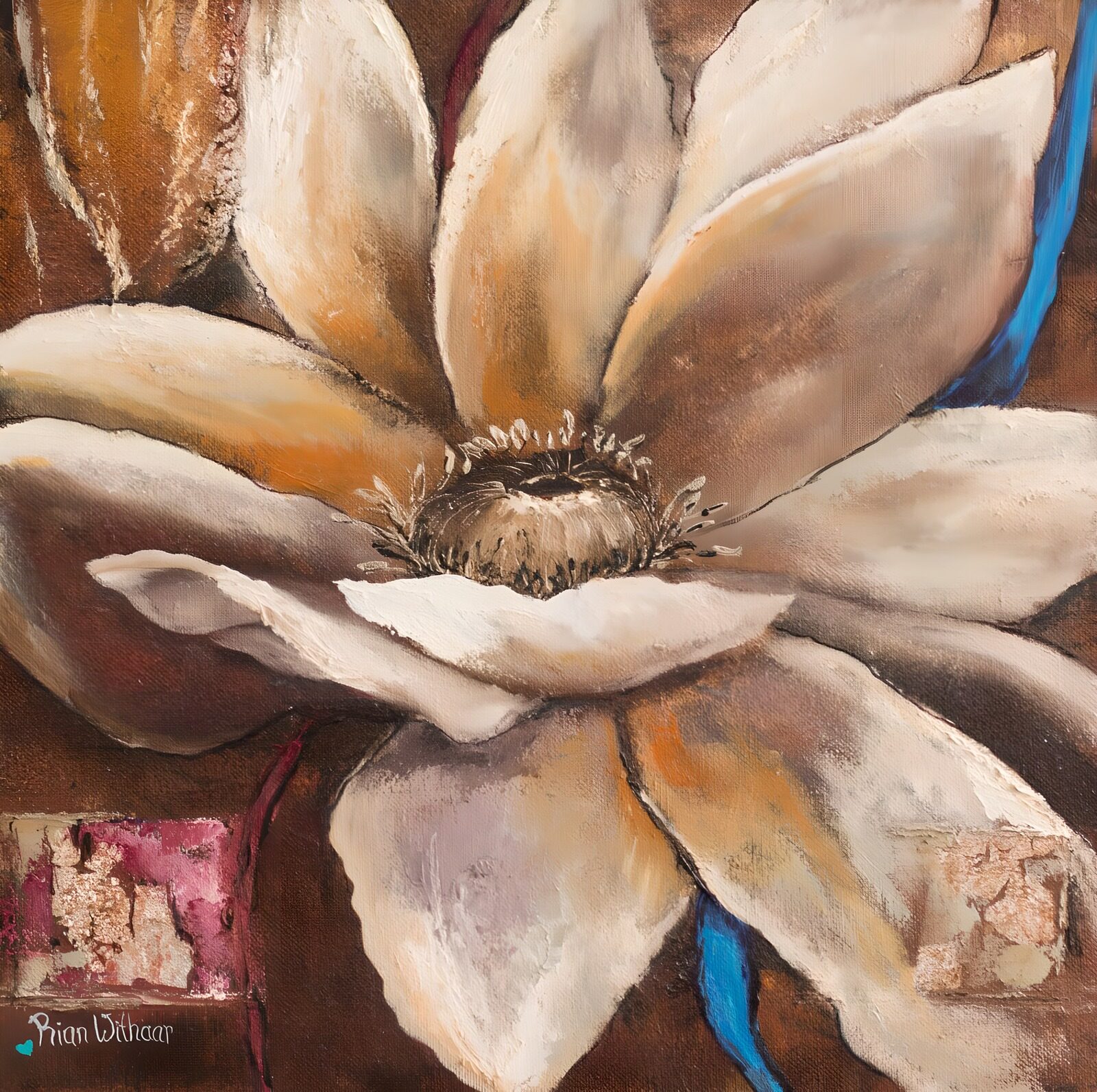 OCUK97643: Elegant Blossom in Warm Hues