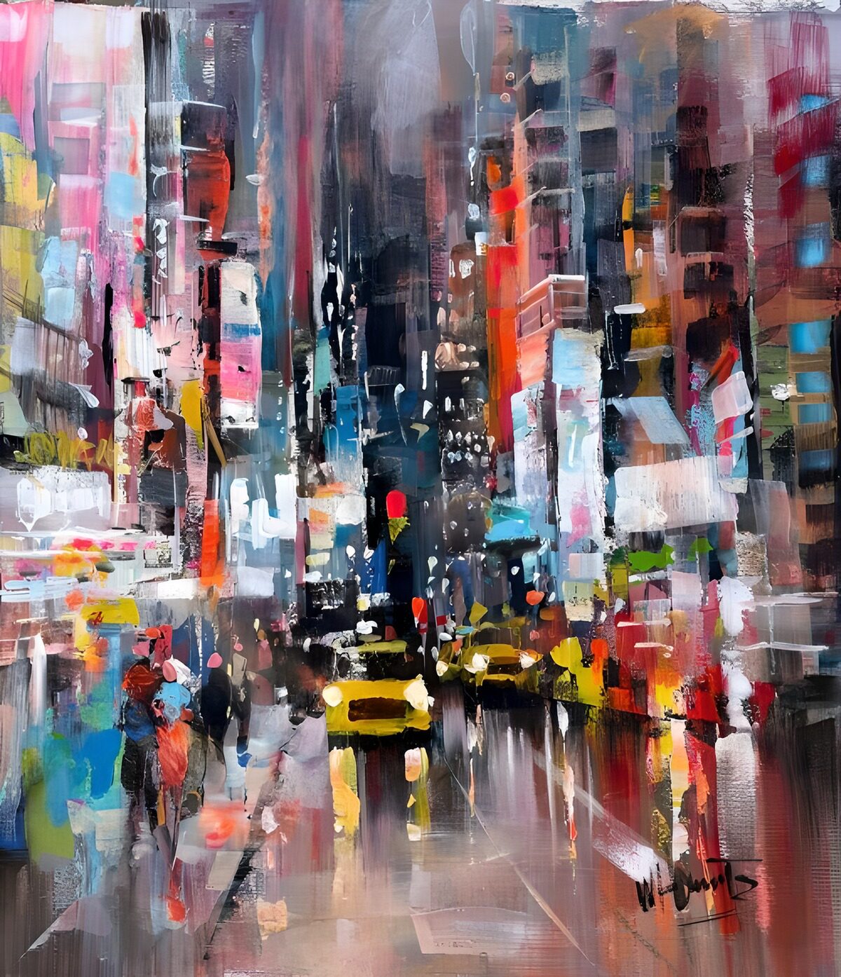 OCUK61780: Vibrant City Nightscape