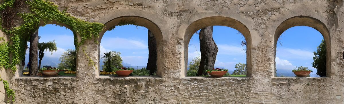 OCUK10038: Tranquil Vistas Through Ancient Arches