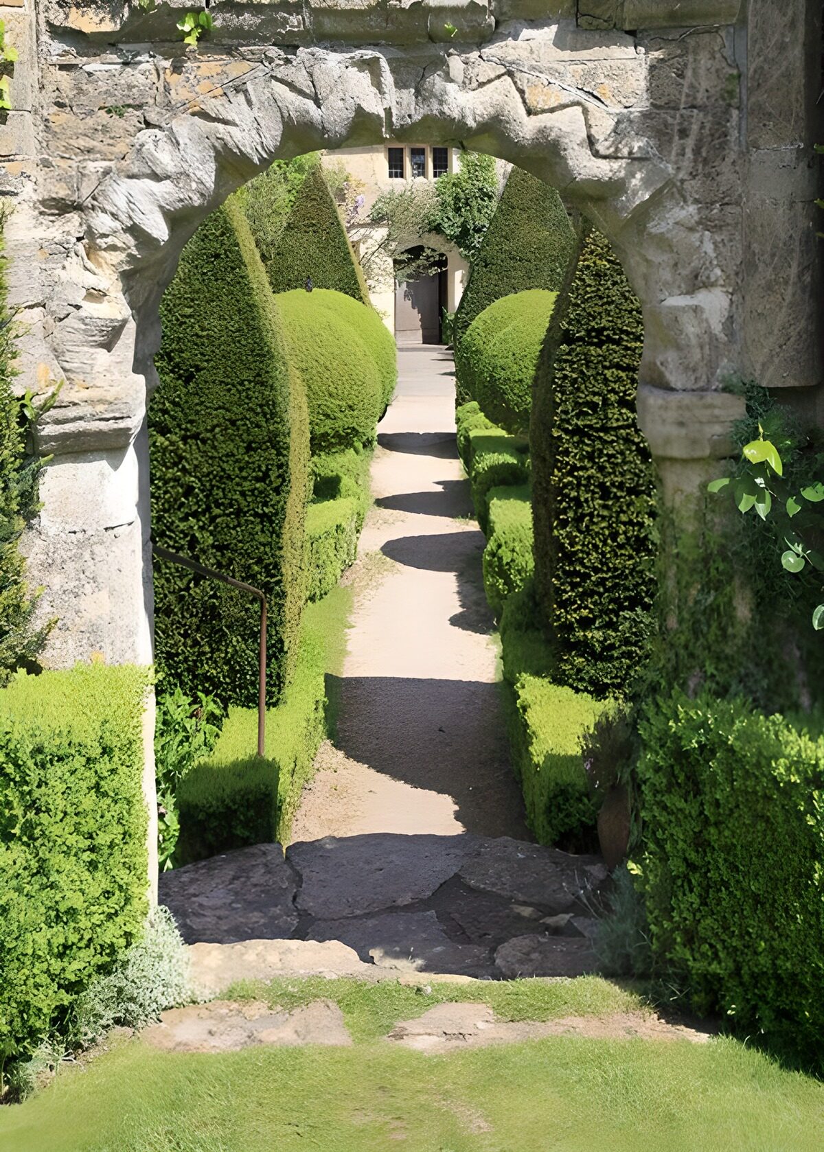 OCUK64116: Brick gate to a beautiful garden