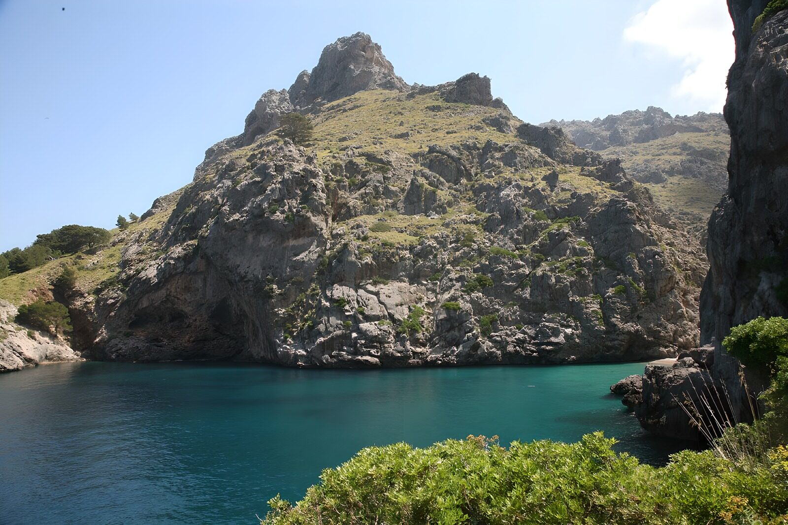 OCUK42973: Cliff  formation by  river , forest 2
