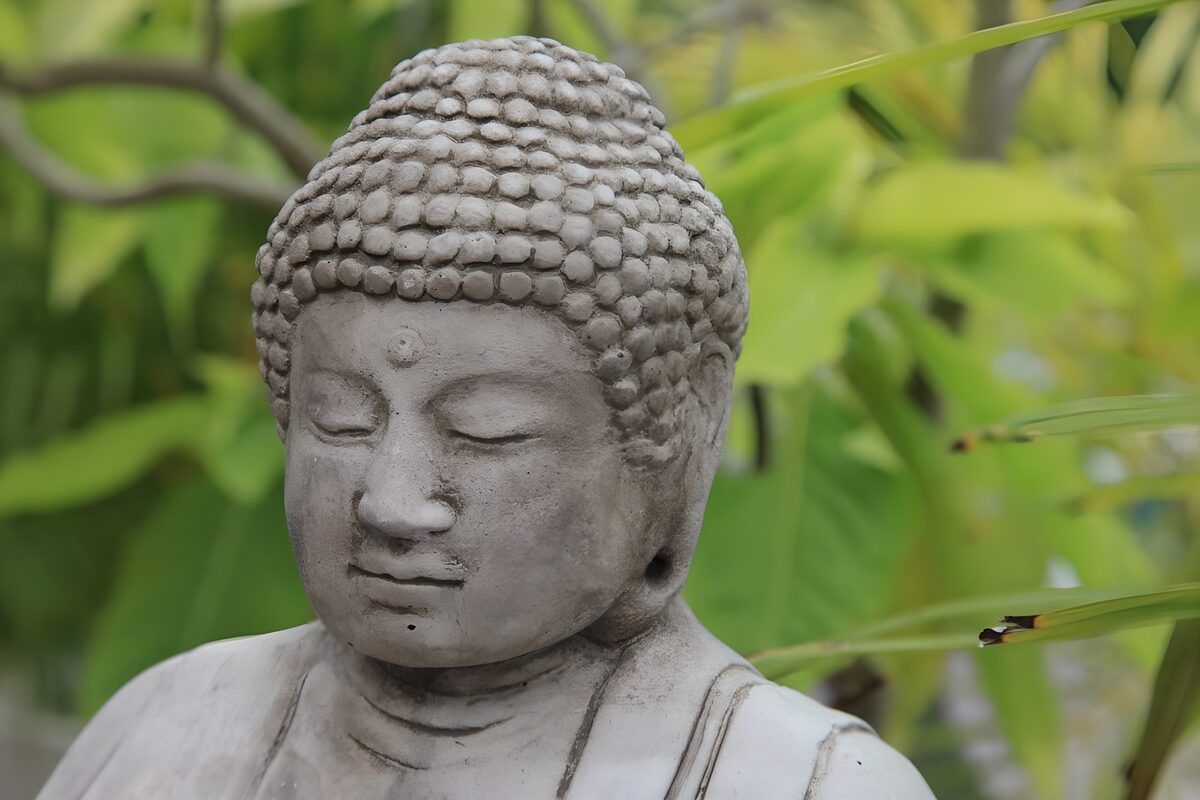 OCUK88443: Serene Buddha Statue in Nature