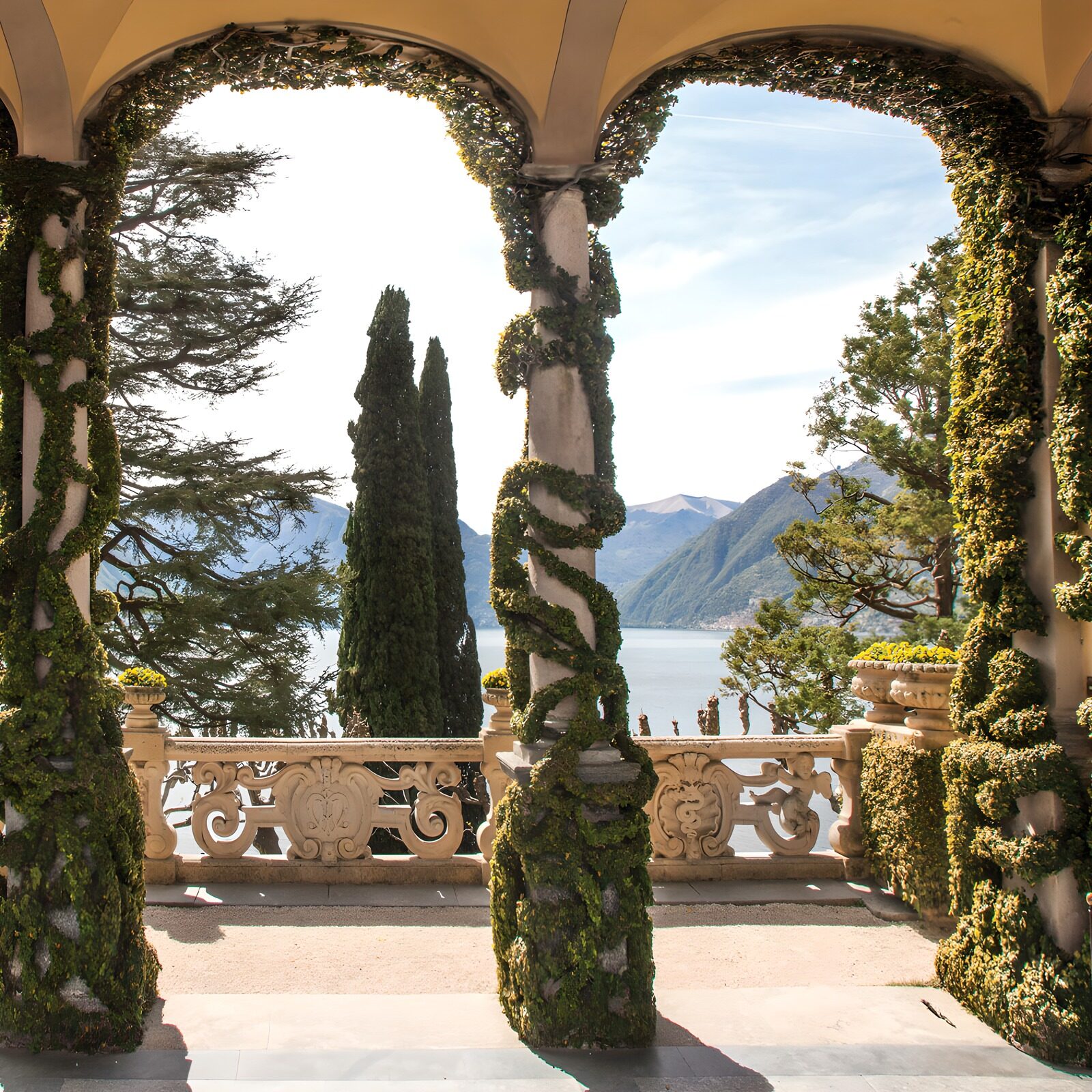 OCUK33997: Serene Views from a Garden Balcony