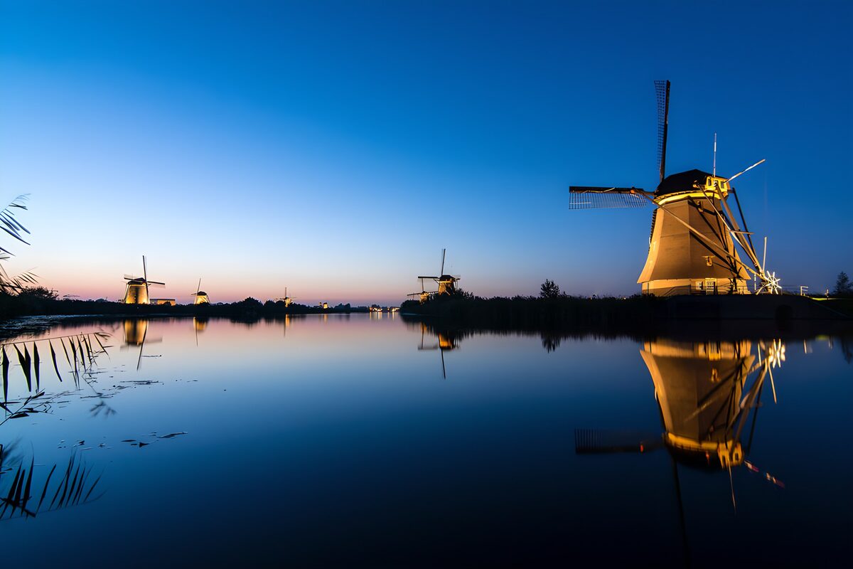 OCUK55884: Tranquil Twilight at the Windmills