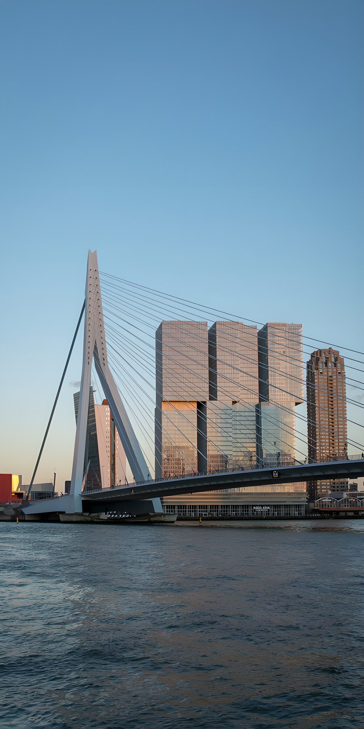 OCUK35612: Modern Cityscape and Bridge at Dusk