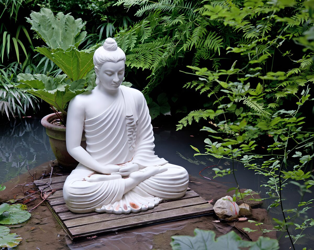 Meditative Moment on the Water