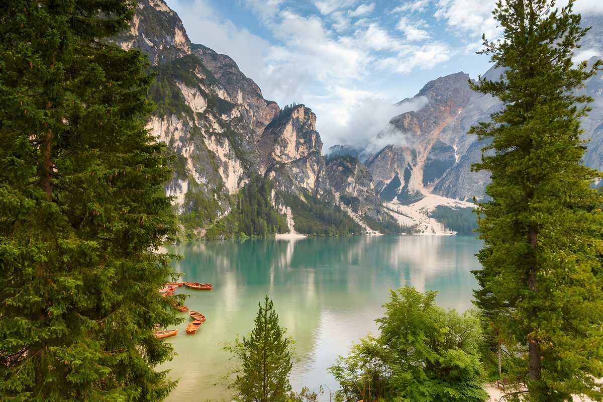 Serene Mountain Lake Reflection
