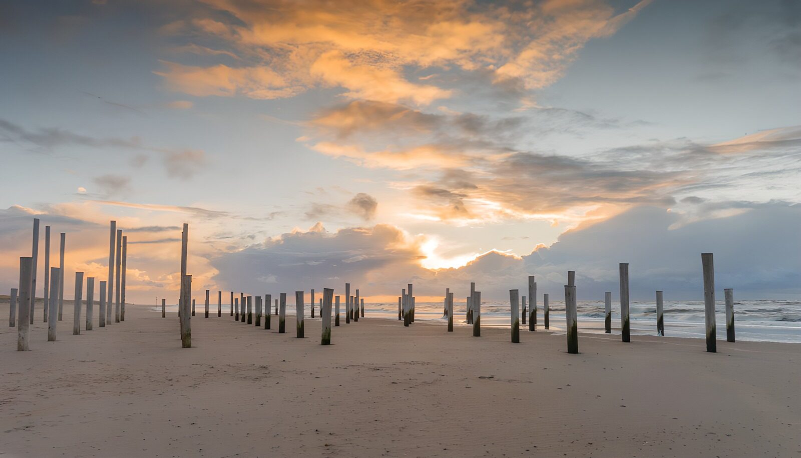 OCUK86125: Ghostly Remnants at Sunset