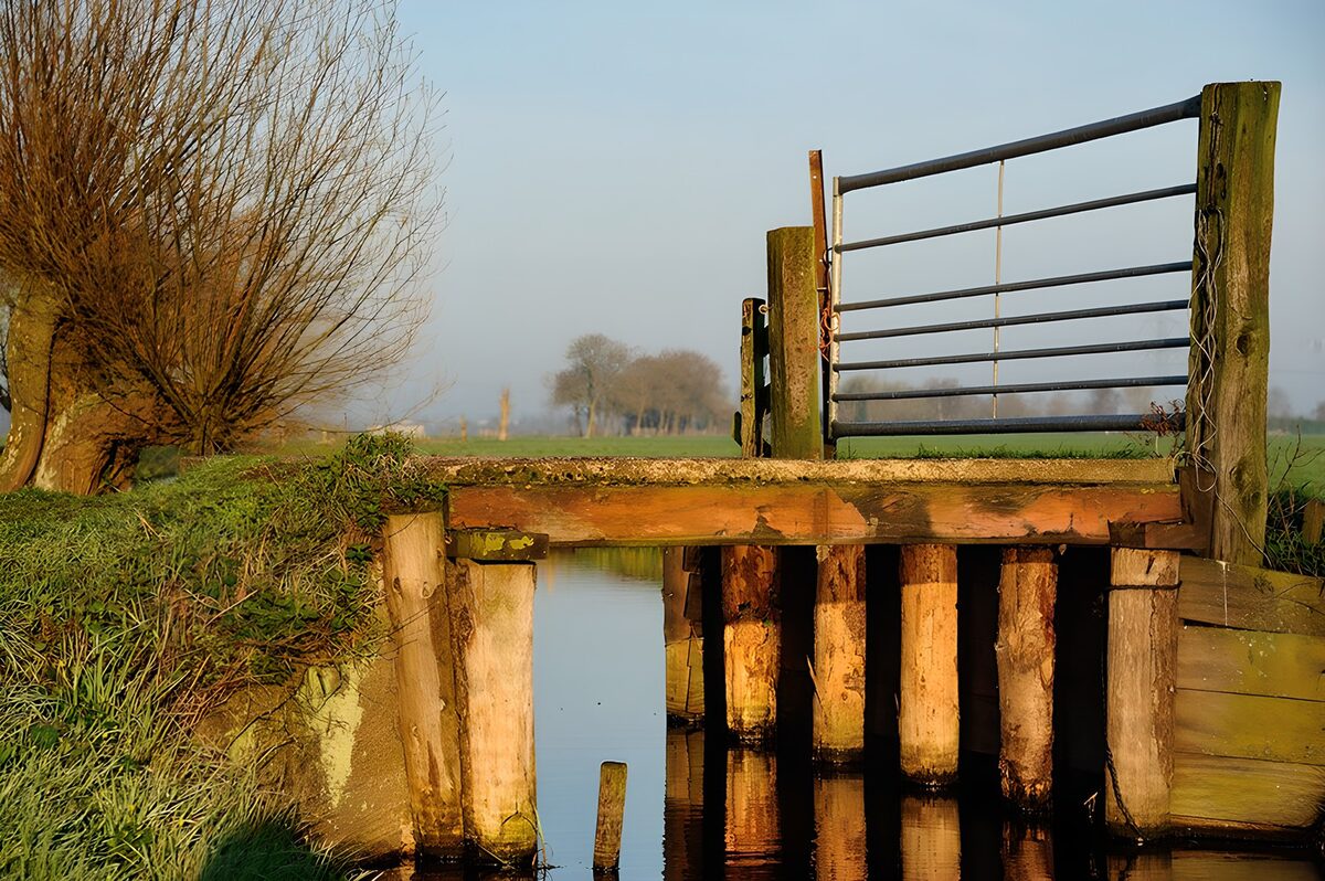OCUK77814: Tranquil Bridge Over Calm Waters
