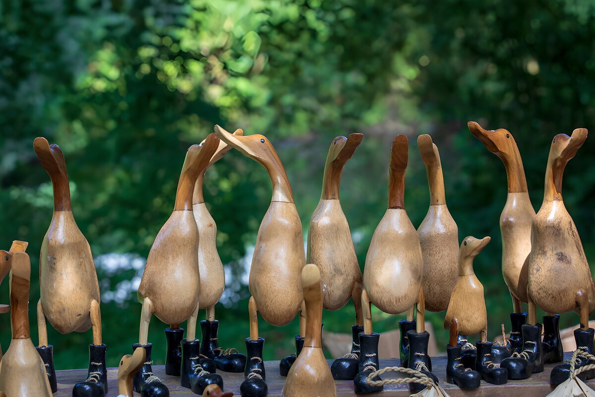 OCUK16102: Whimsical Wooden Duck Collection