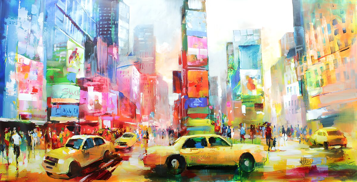 OCUK92688: Vibrant City Life in Times Square