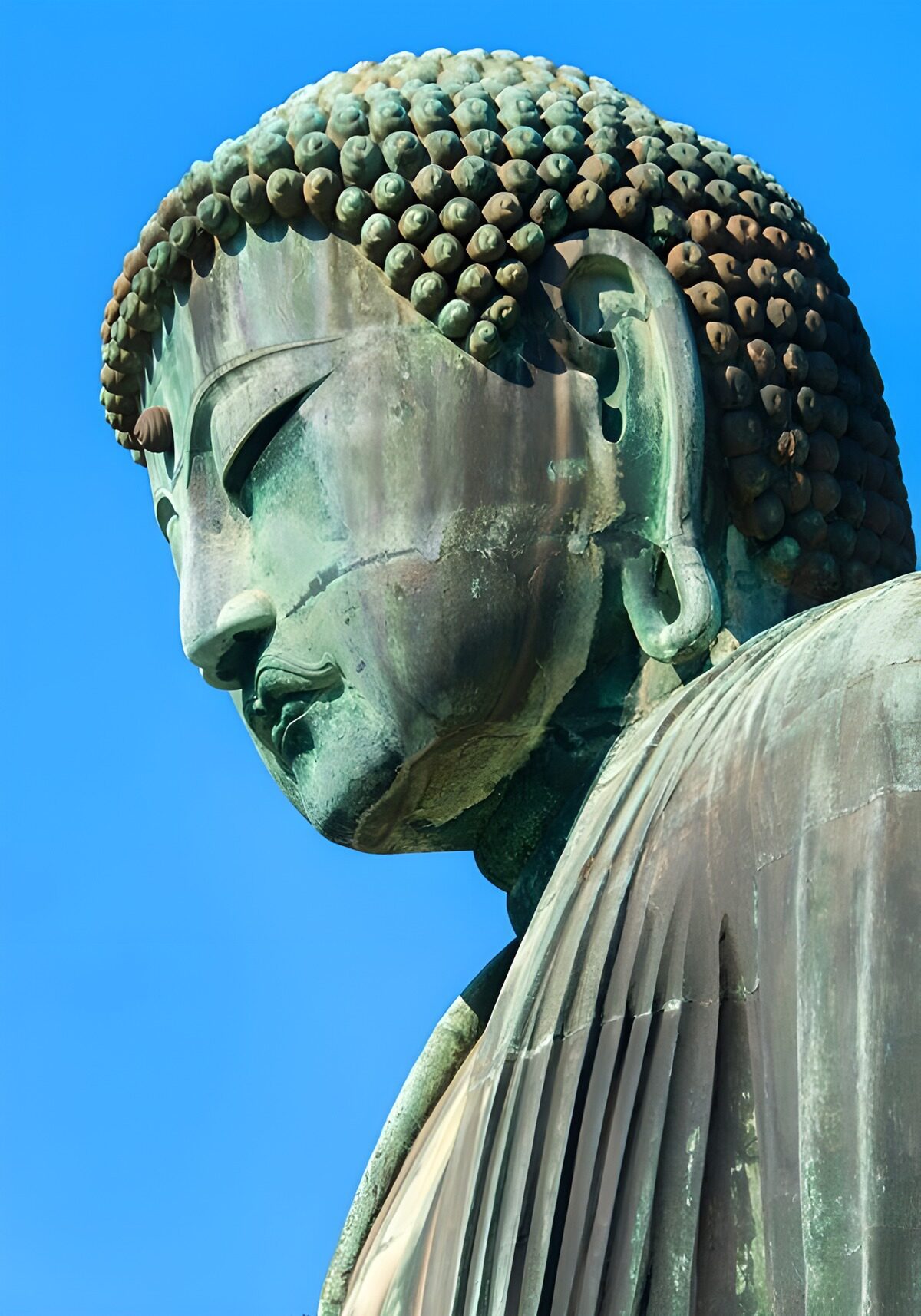 OCUK21477: Serene Buddha Statue Against Clear Sky