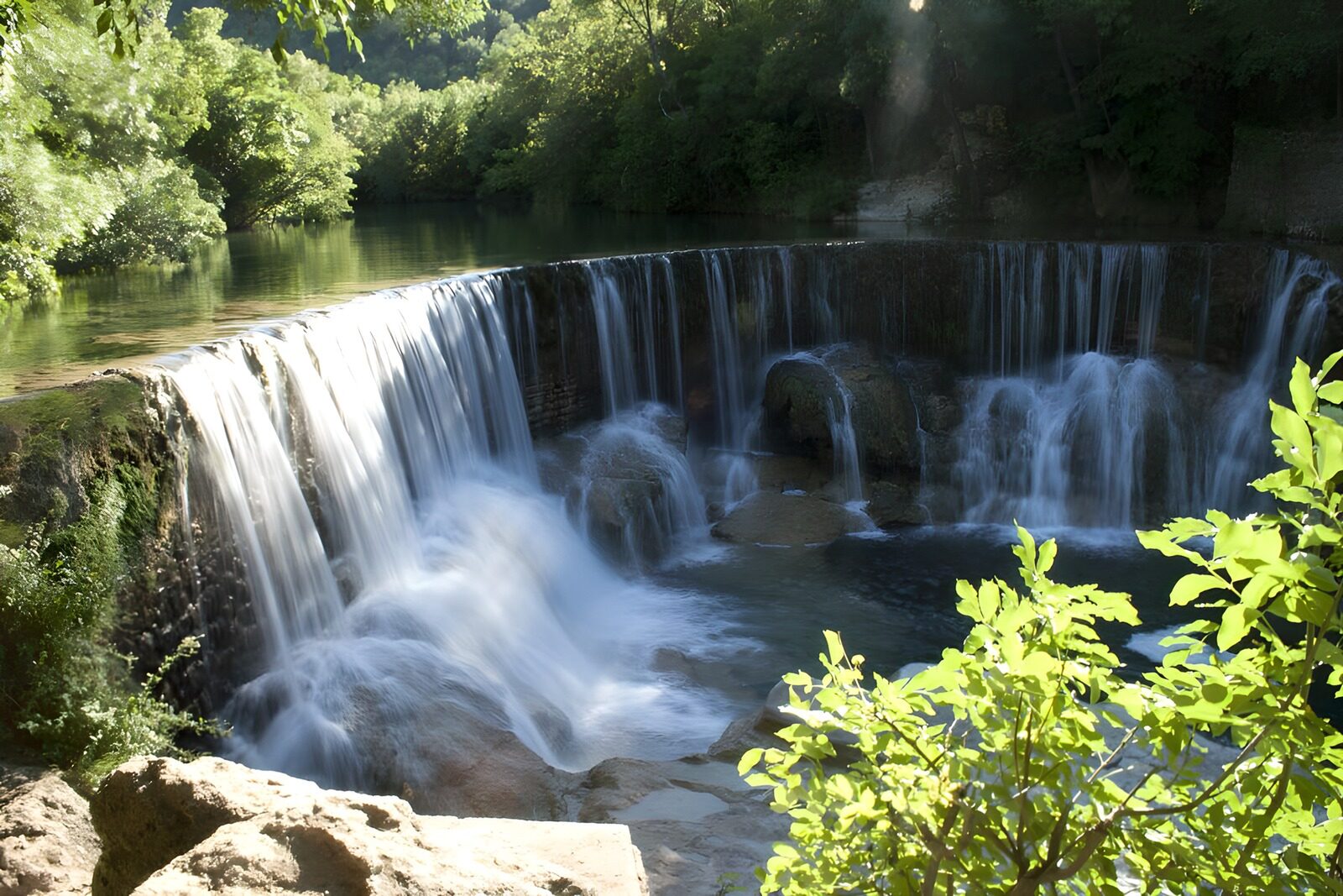 OCUK90744: Serene Waterfall at Dawn