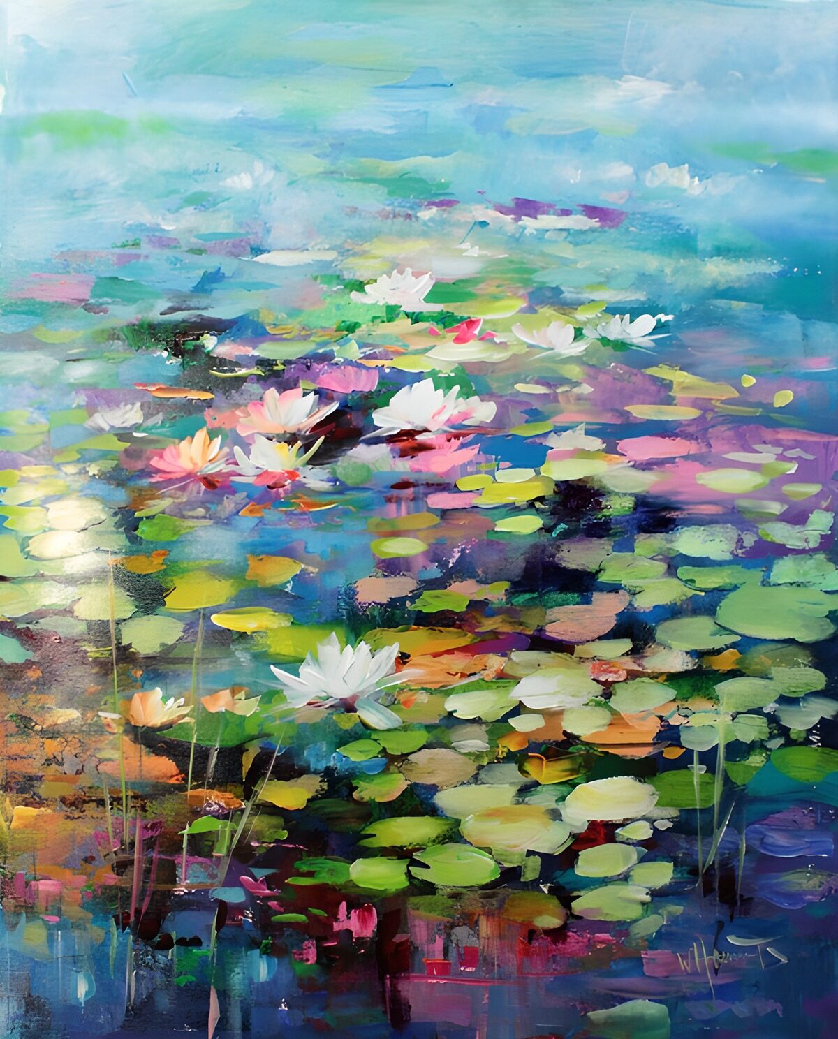 OCUK53302: Serene Water Lily Oasis