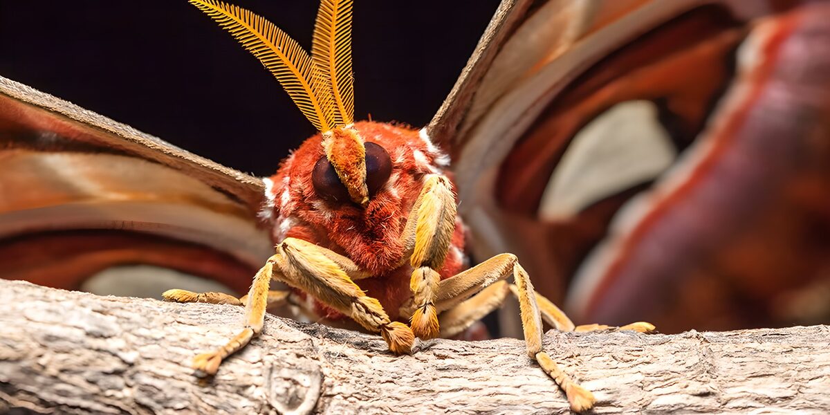 OCUK10642: Majestic Moth Up Close