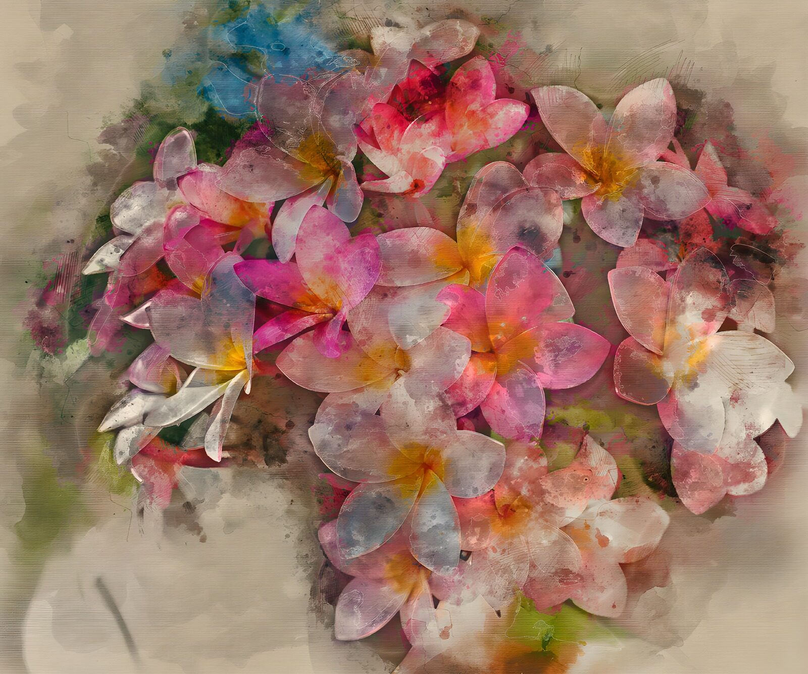 OCUK14774: Vibrant Floral Harmony