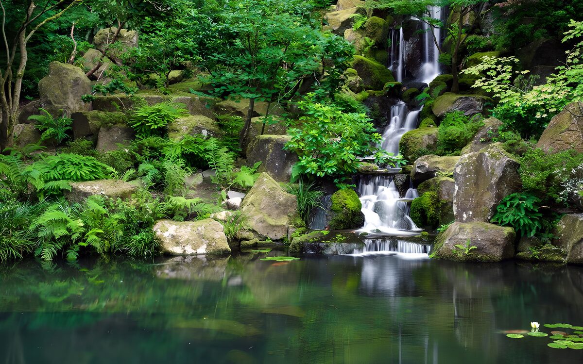 OCUK64683: Tranquil Waterfall Oasis