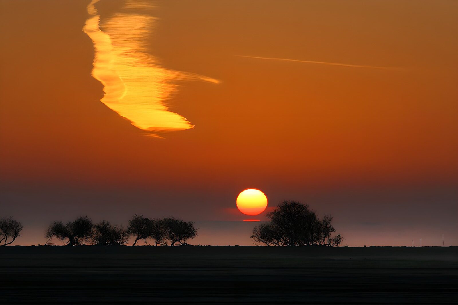 OCUK67110: Enigmatic Sunset Over the Horizon