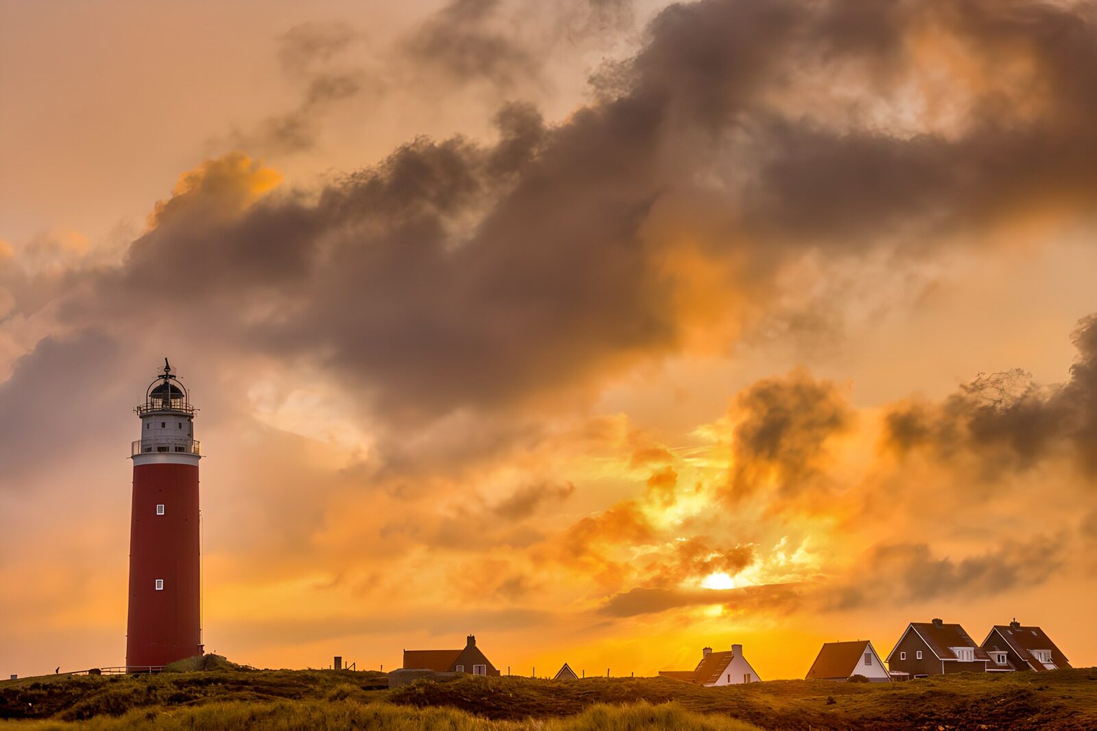 OCUK68814: Majestic Lighthouse at Sunset
