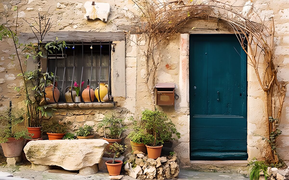 OCUK35203: Quaint Cottage with Green Door