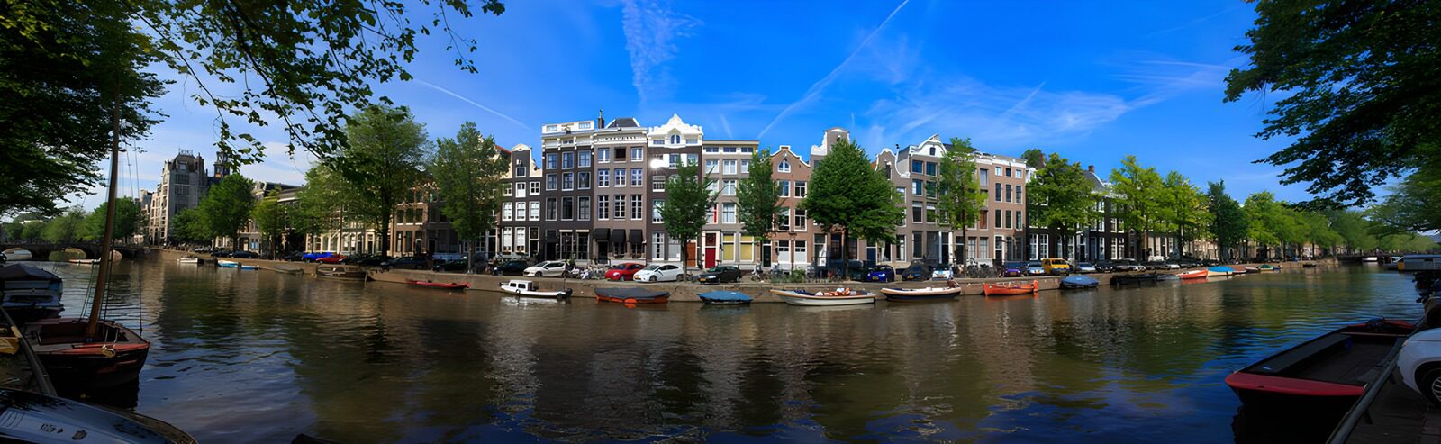 OCUK80989: Scenic Amsterdam Canal View