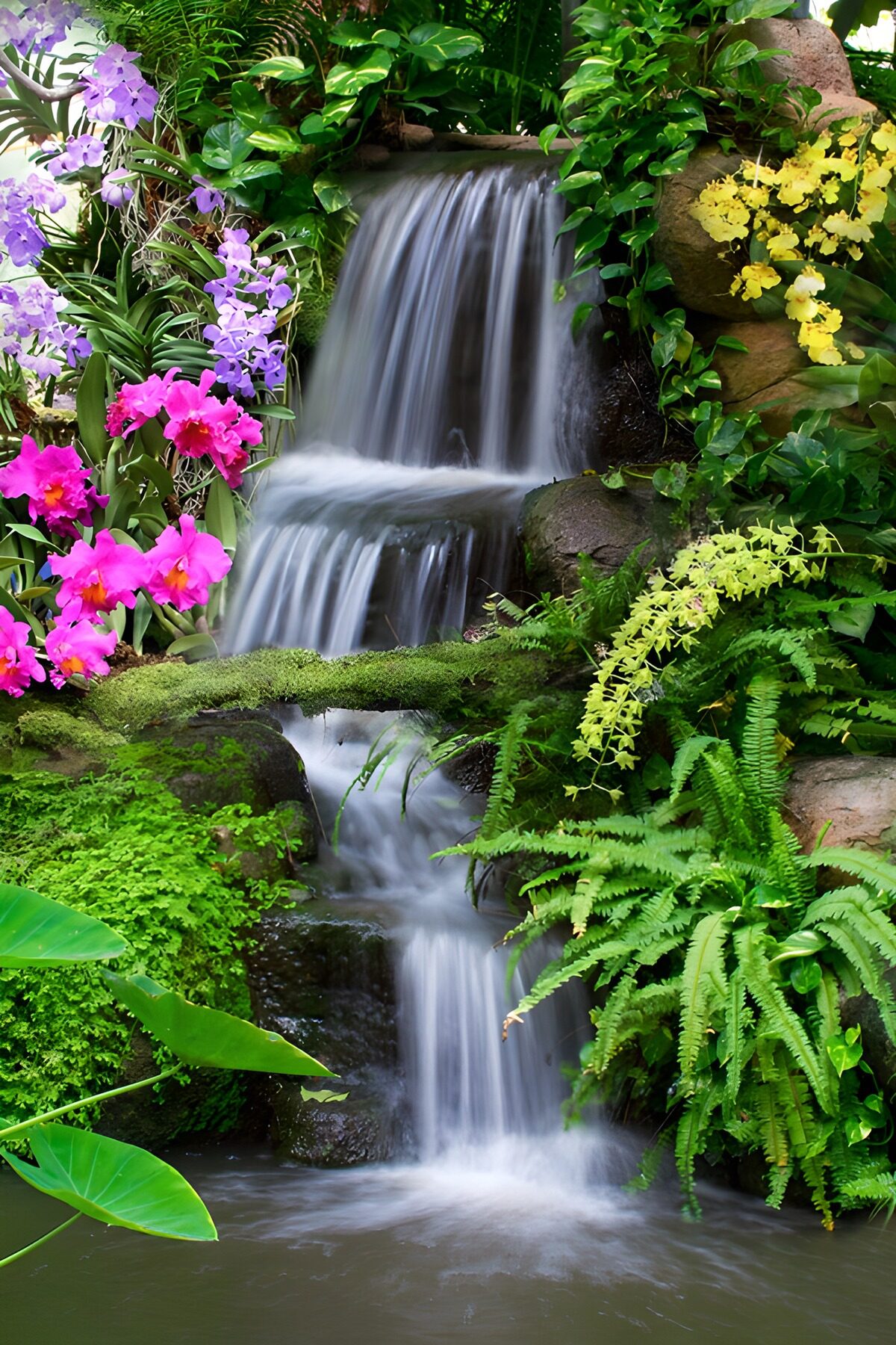 OCUK76528: Tranquil Garden Waterfall