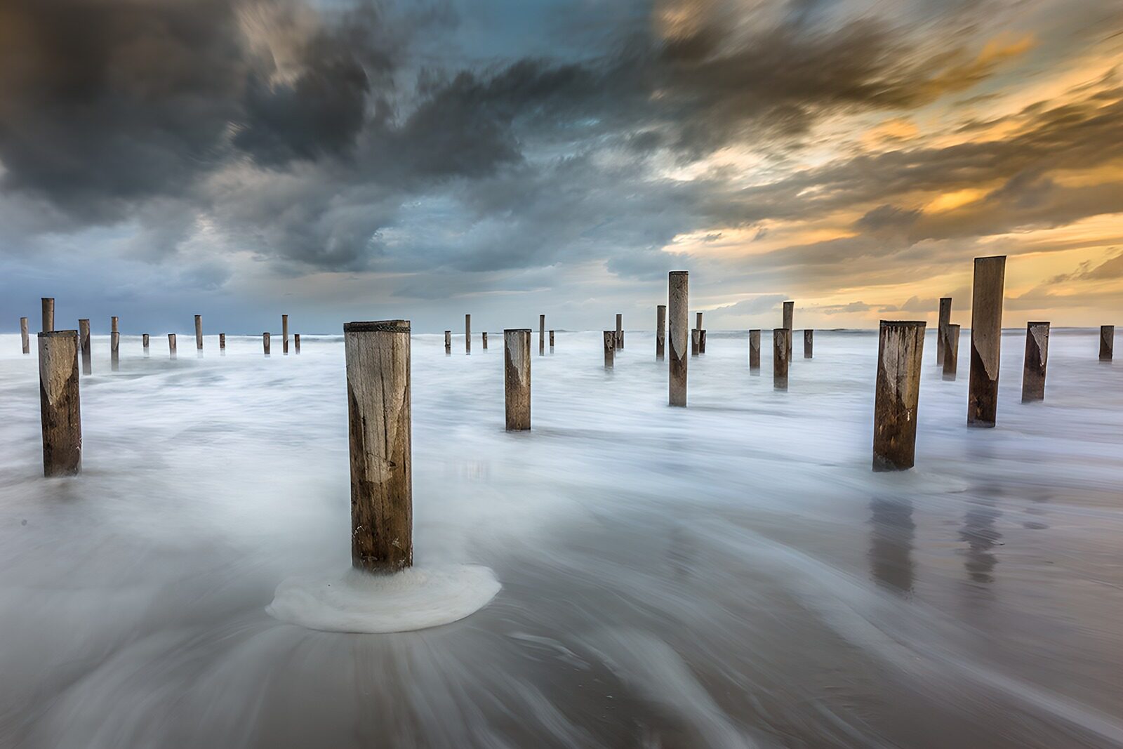 OCUK18583: Tranquil Waters and Weathered Posts
