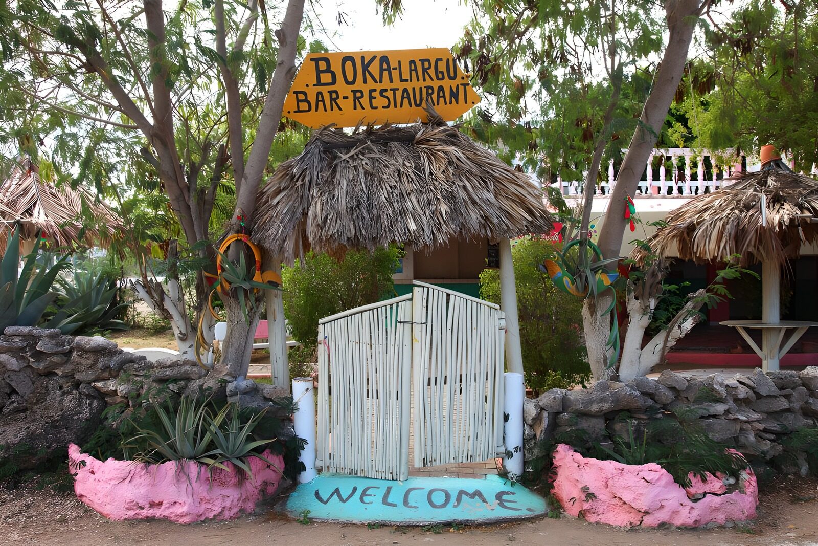 OCUK66015: Entrance to a Caribbean restaurant
