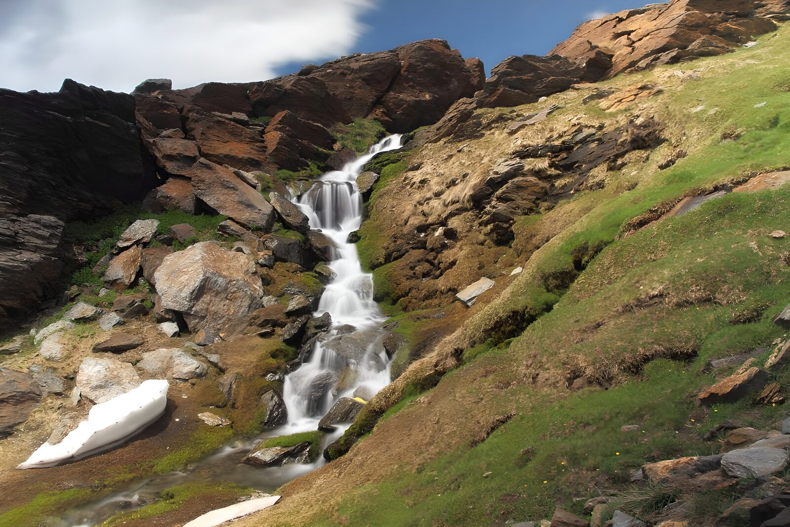 OCUK28952: Serene Mountain Stream Cascade