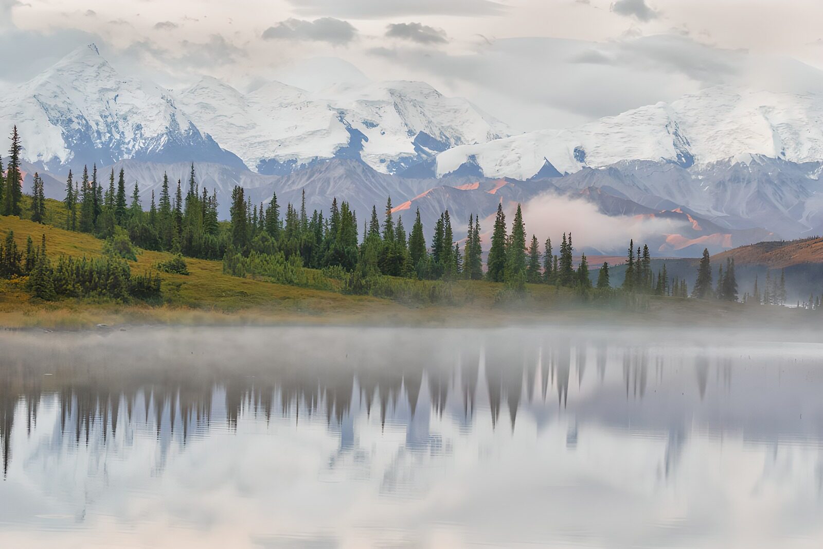 OCUK58771: Serene Mountain Reflections