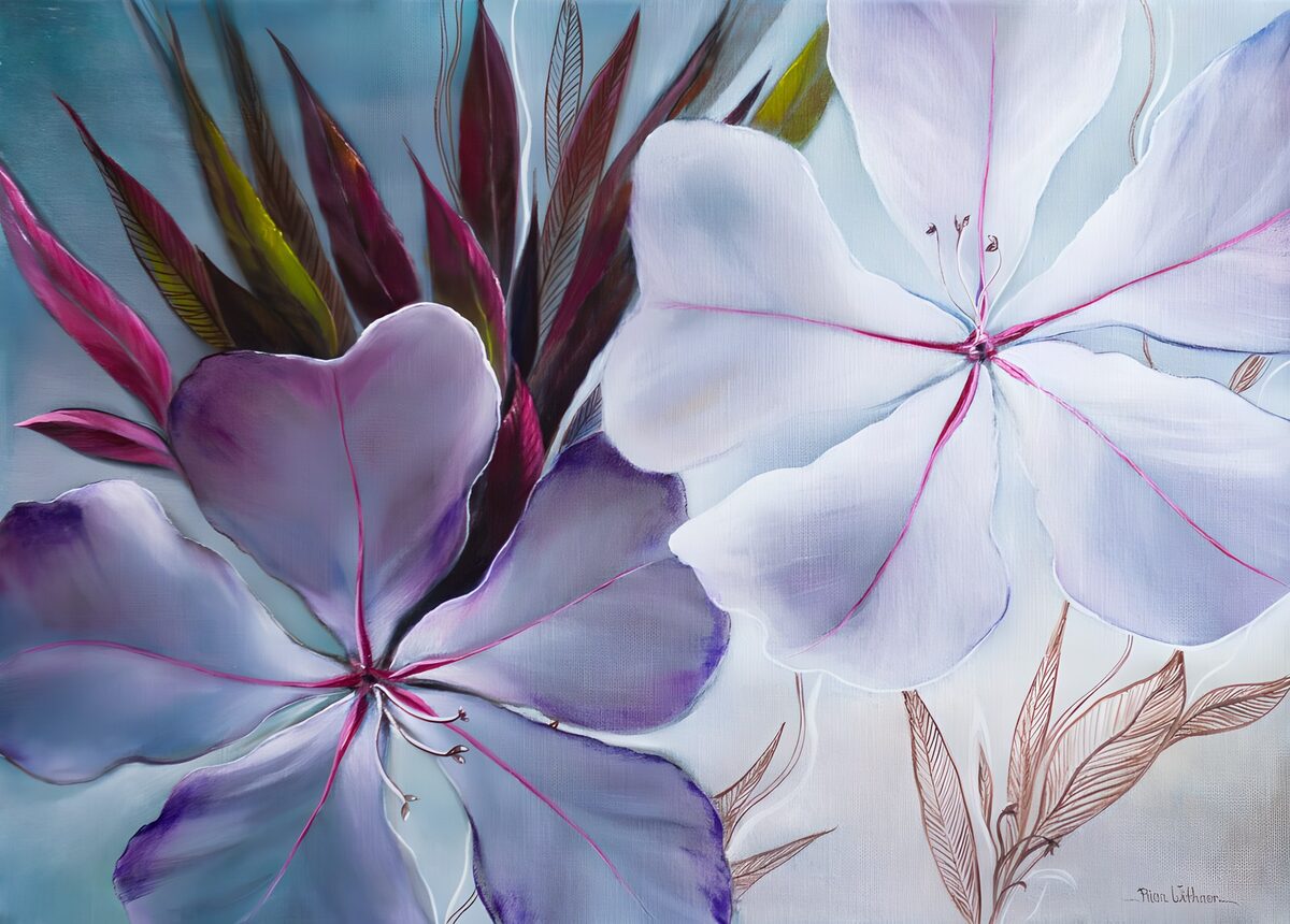 OCUK66831: Radiant Blooms in Soft Hues
