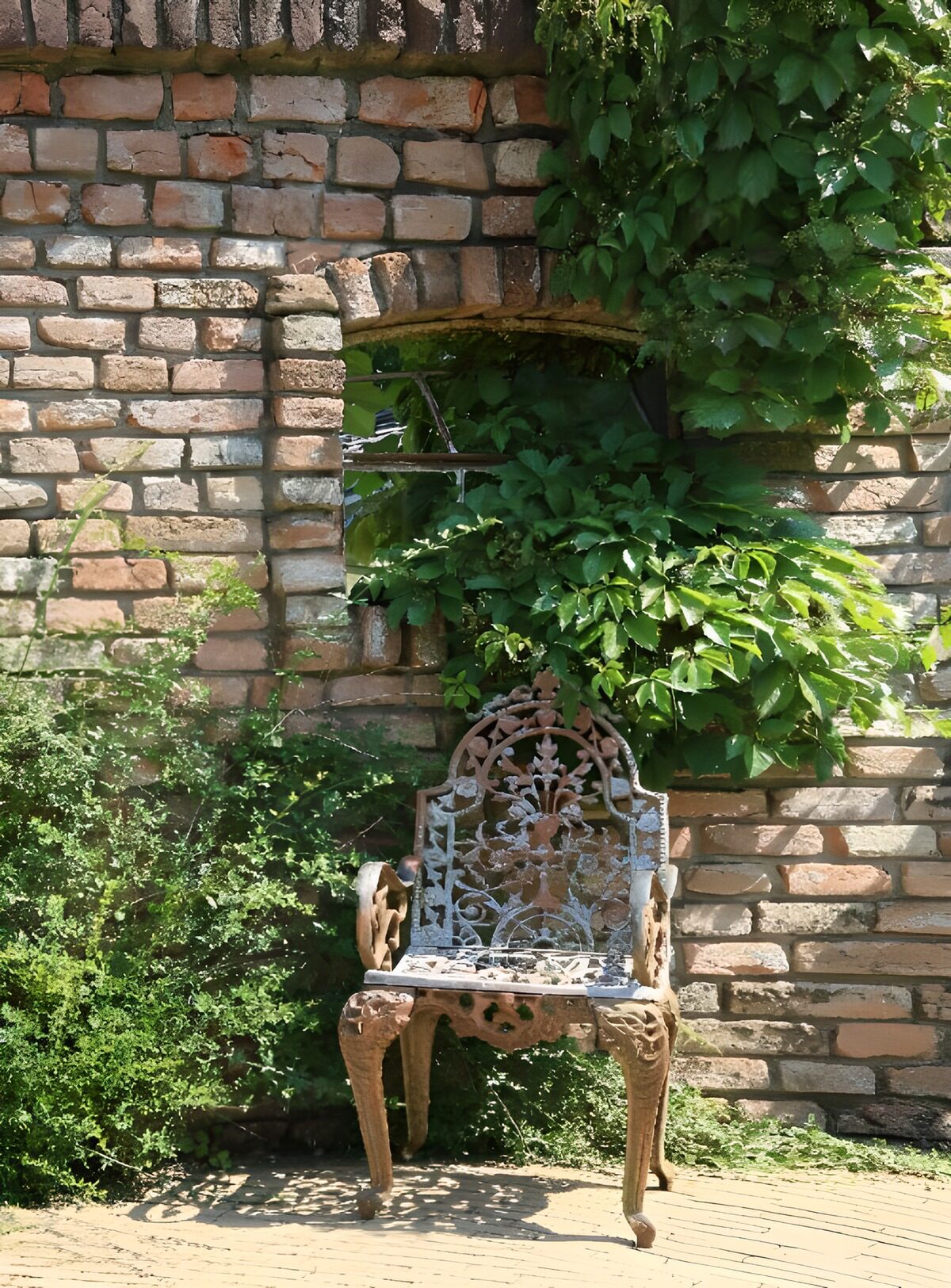OCUK34150: Chair against an old wall