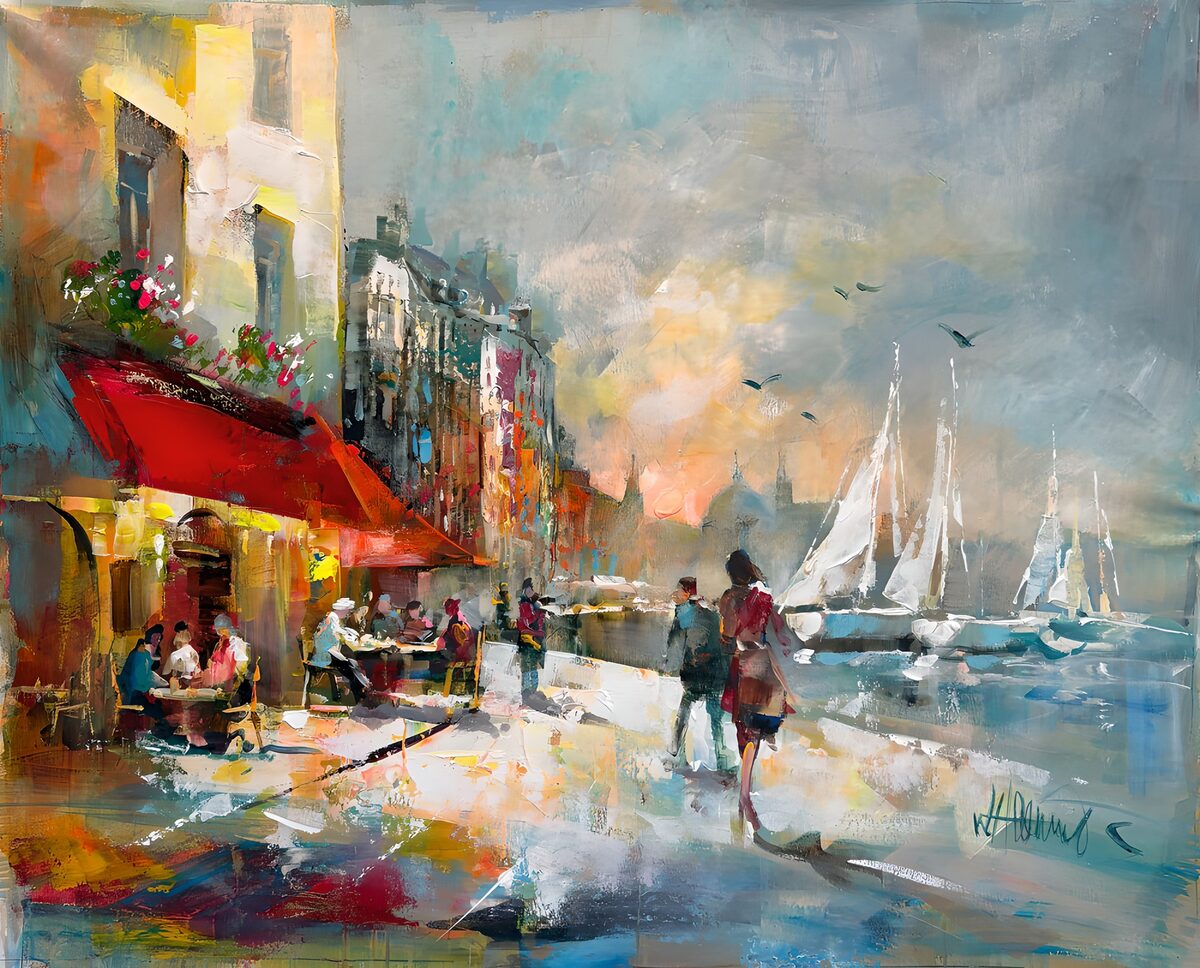 OCUK85707: Vibrant Waterfront Stroll