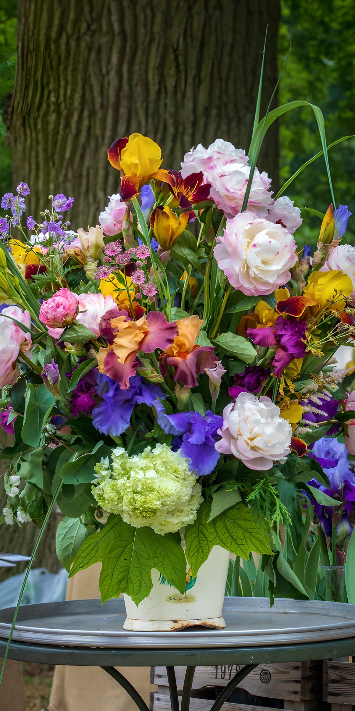 OCUK92205: Vibrant Floral Arrangement in Nature