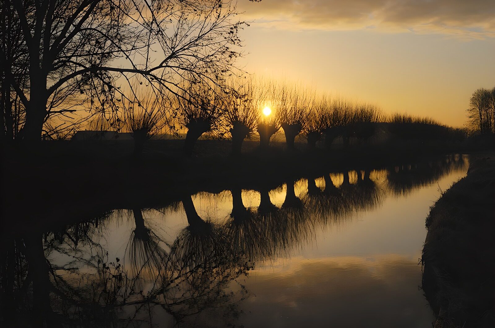 OCUK81688: Serene Sunrise Over the Tranquil River