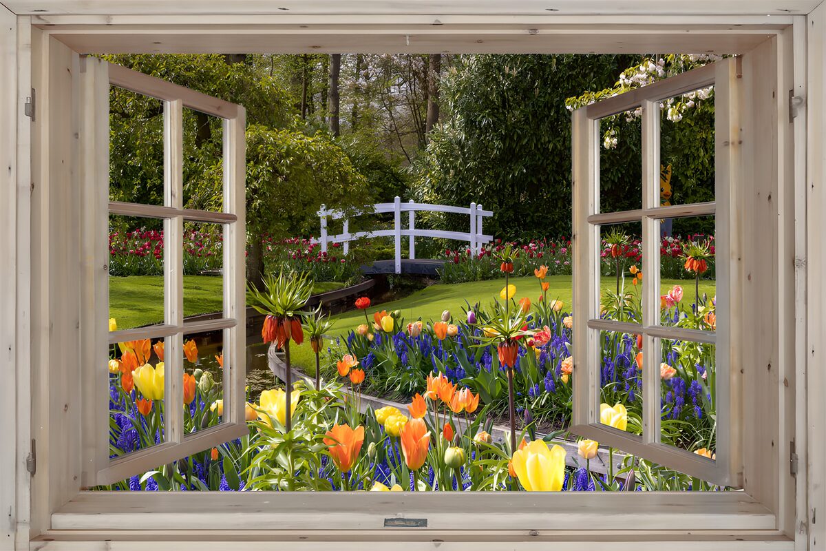 OCUK27031: Blooming Garden View