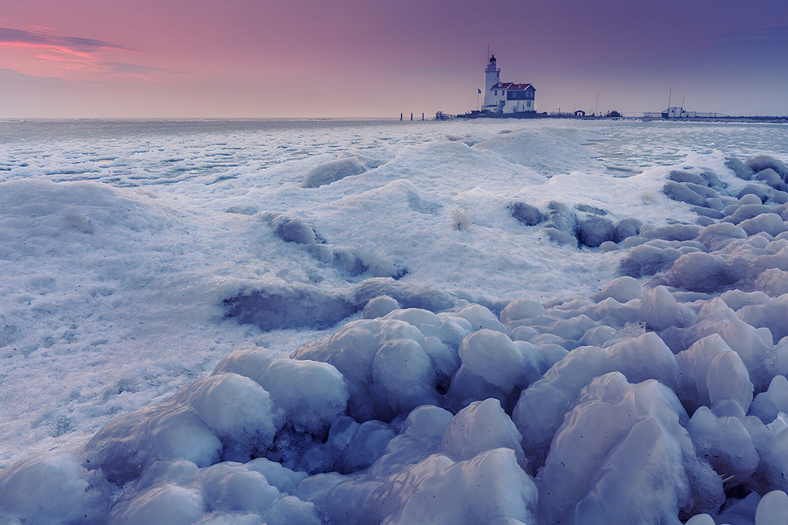 OCUK87187: Frozen Landscape at Sunrise