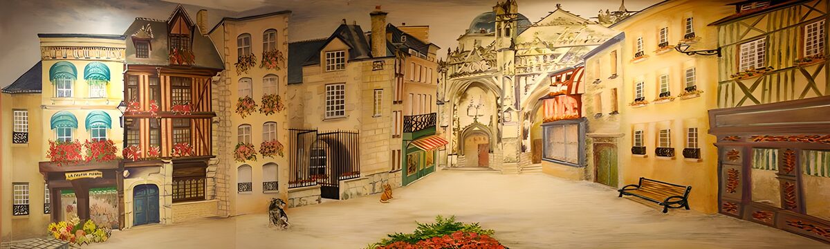 Charming European Street Scene