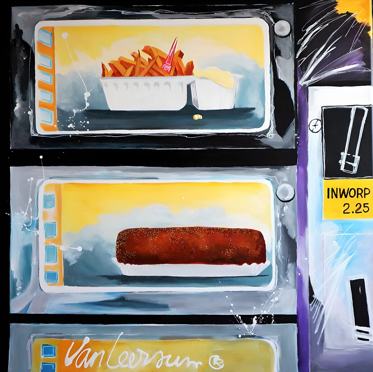 OCUK85928: Snack Vending Machine Art