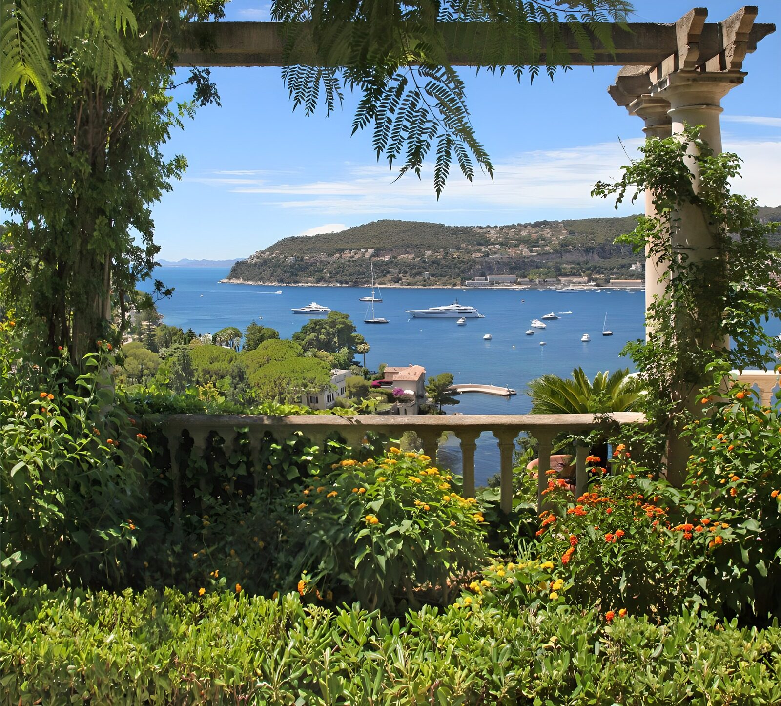 OCUK42019: Serene Coastal View from a Garden