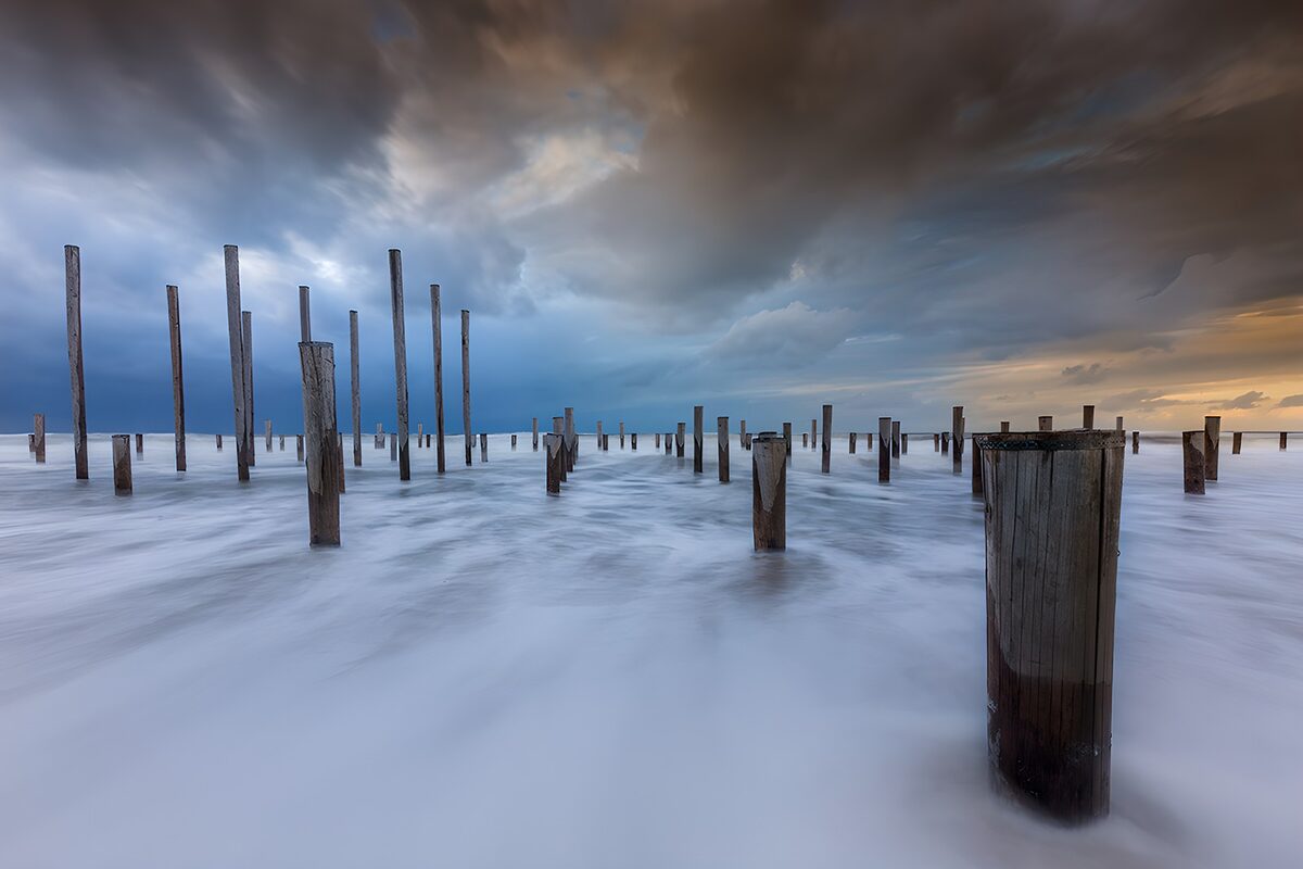 OCUK26753: Eerie Calm of Weathered Piers