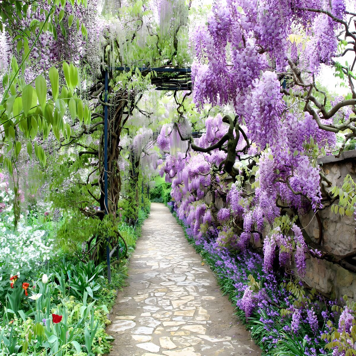 OCUK81721: Blossoming Wisteria Pathway