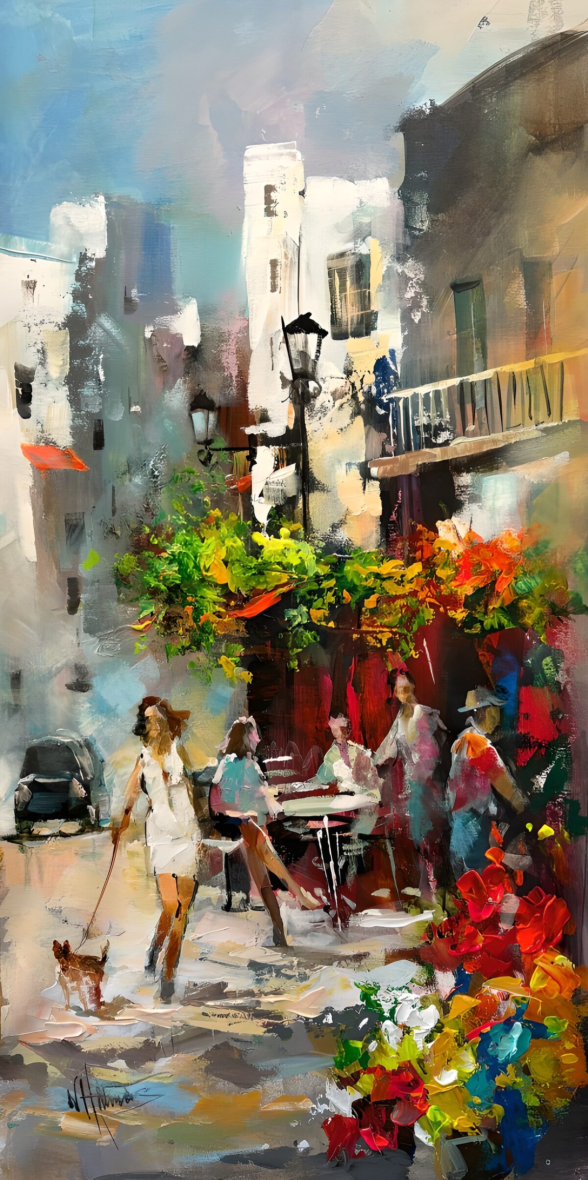OCUK64470: Mediterranean Café Scene