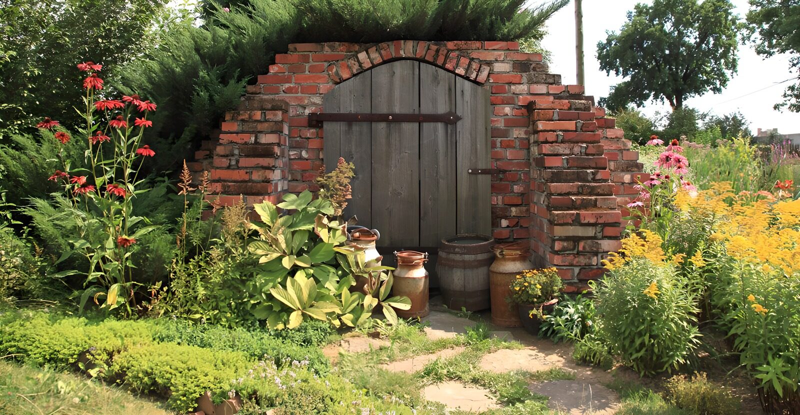 OCUK12830: Rustic Garden Entrance