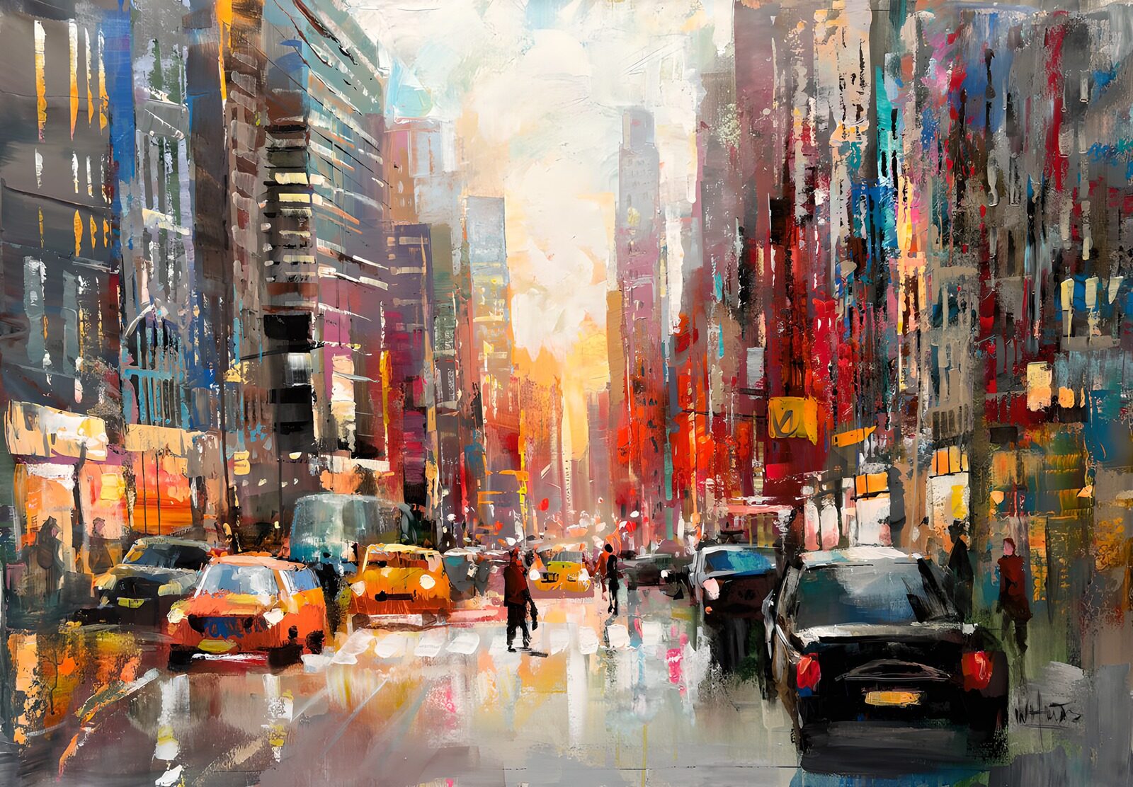 OCUK65854: Vibrant Cityscape at Dusk